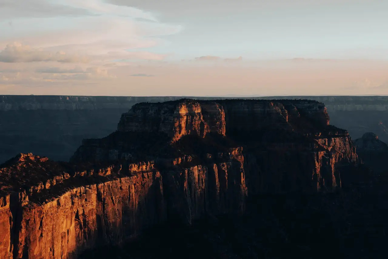 Fine-art photograph, “Grand Canyon First Light - 5DM49577.JPG,” from the Arizona collection.