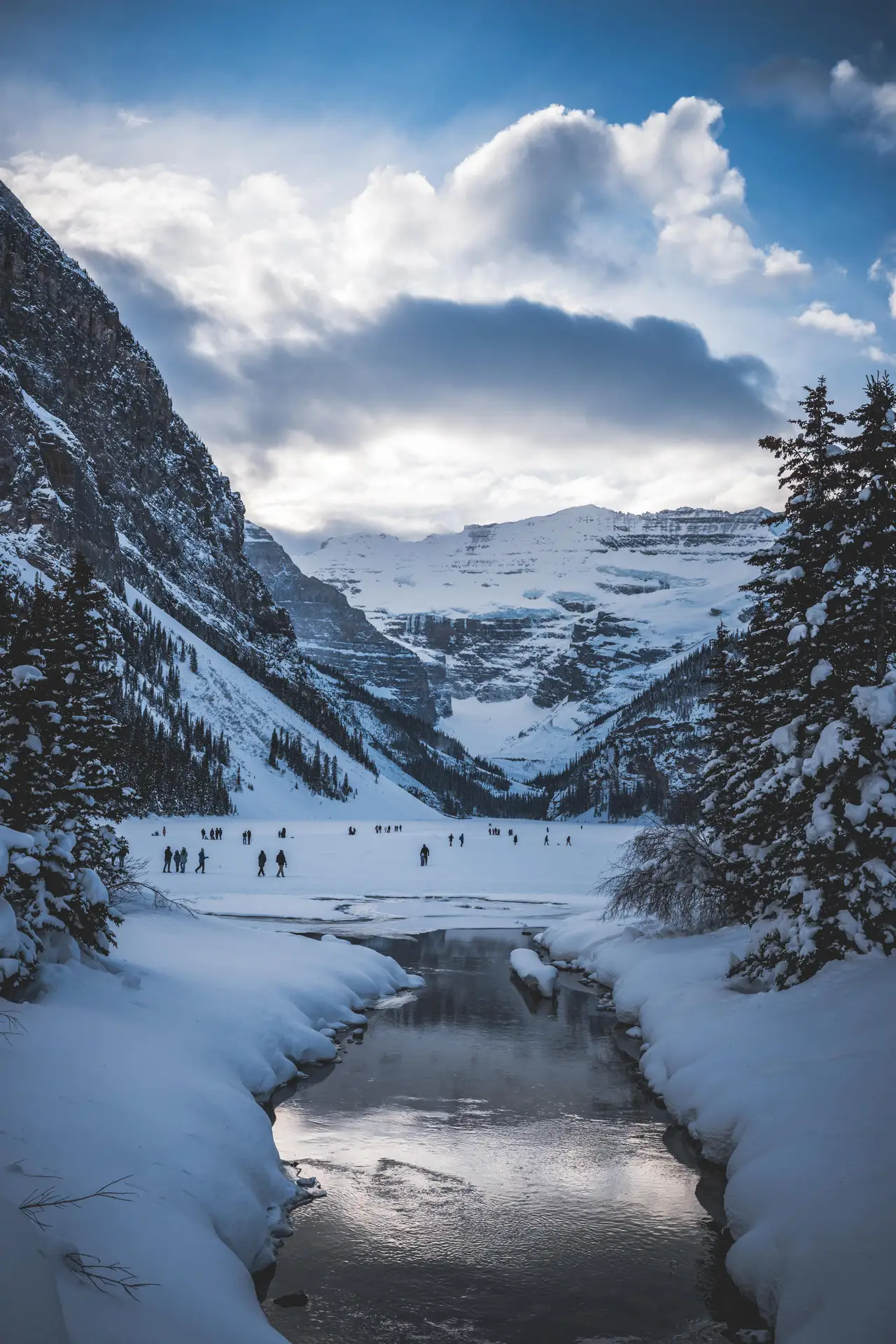 Fine-art photograph, “Banff Valley Creek in Winter - 5M2A1459.JPG,” from the British Columbia - Banff collection.