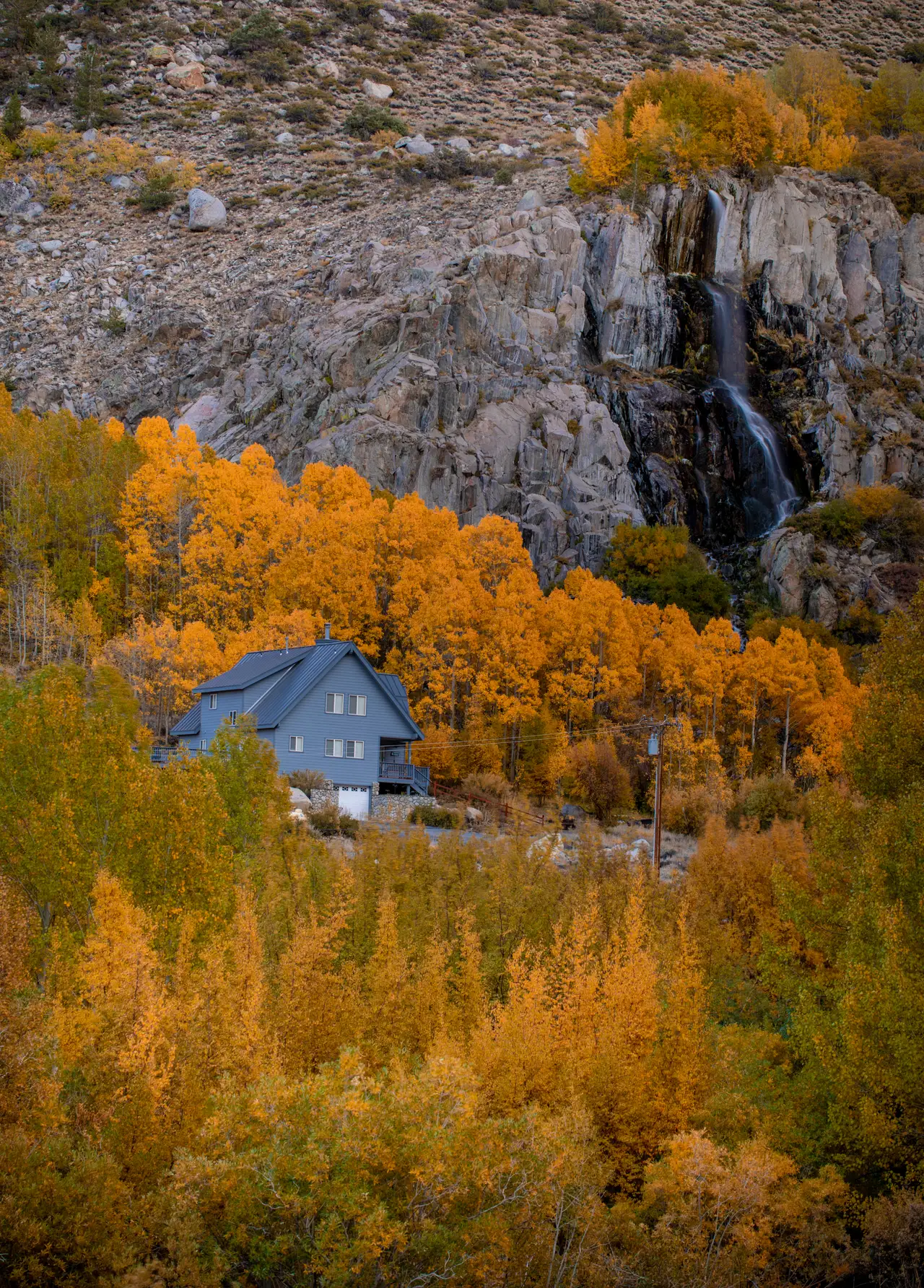 Fine-art photograph, “Eastern Sierra Autumn, Ridge Light - 5DM45766.JPG,” from the California - Non City - Nature collection.