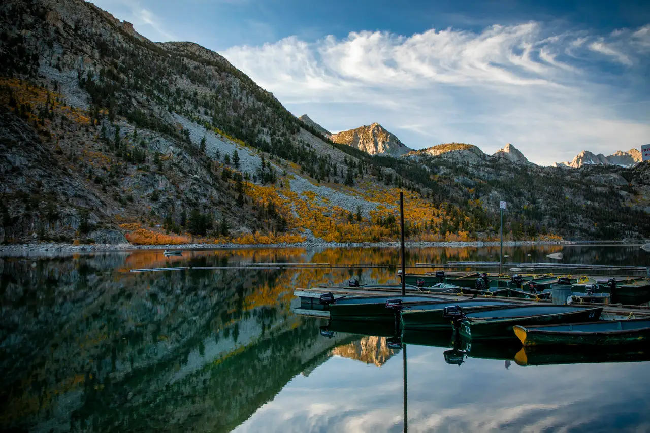 Fine-art photograph, “Eastern Sierra Autumn, Blue Silence - 5DM45908.JPG,” from the California - Non City - Nature collection.