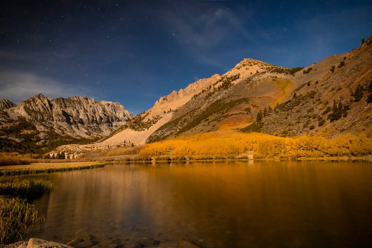 Fine-art photograph, “Eastern Sierra Lake, Weathered Light - 5DM46162.JPG,” from the California - Non City - Nature collection.