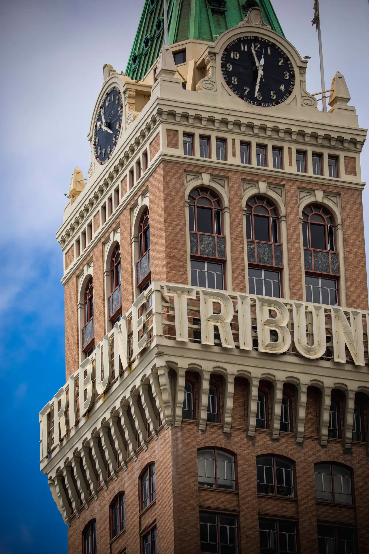 Fine-art photograph, “Oakland’s Tribune Tower - 5DM48400.JPG,” from the California - Oakland (The Bay) collection.