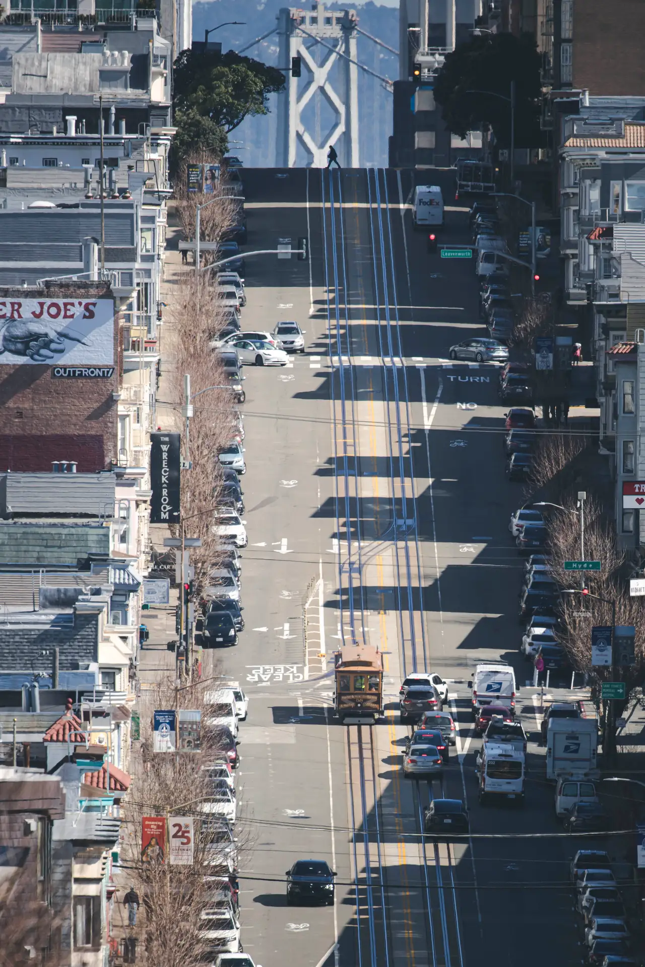 Fine-art photograph, “San Francisco Hill Street, Steel and Water - _FIV8397.JPG,” from the California - SF - City collection.
