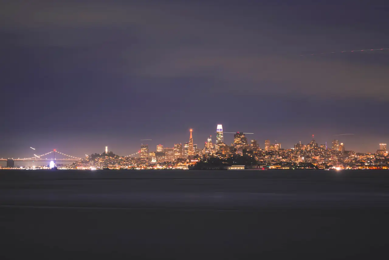 Fine-art photograph, “San Francisco Skyline From the East Bay, Evening Momentum - _FIV9164.JPG,” from the California - SF - City collection.