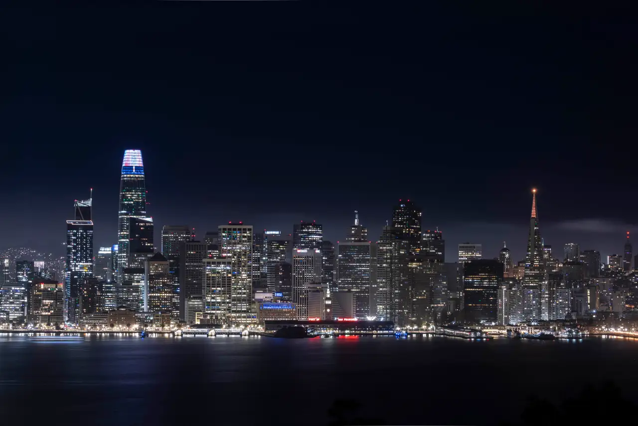 Fine-art photograph, “San Francisco Skyline and Salesforce Tower Across the Bay - _FIV9257.JPG,” from the California - SF - City collection.