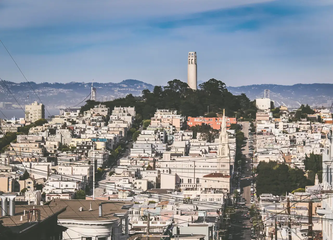 Fine-art photograph, “Coit Tower Above North Beach - IMG_5246.JPG,” from the California - SF - City collection.