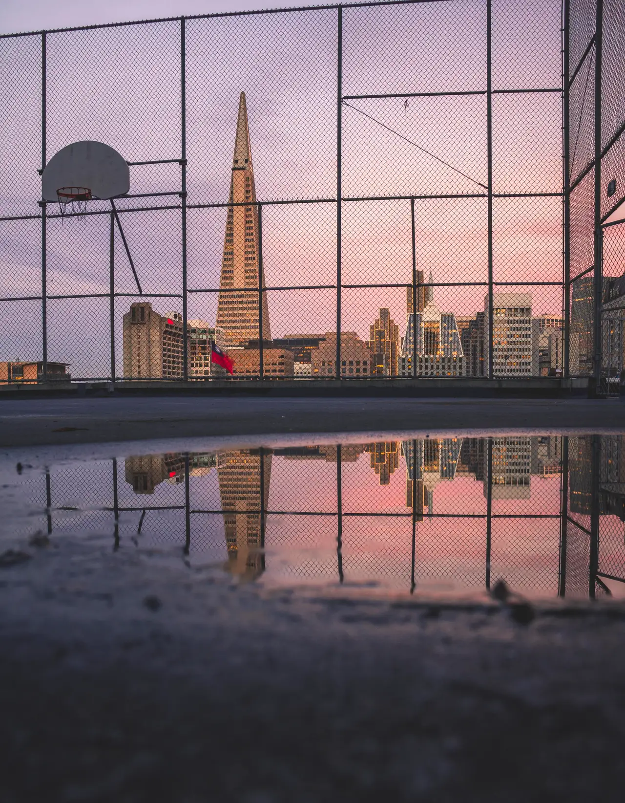 Fine-art photograph, “Transamerica From the Court, Concrete and Sky - IMG_5648.JPG,” from the California - SF - City collection.