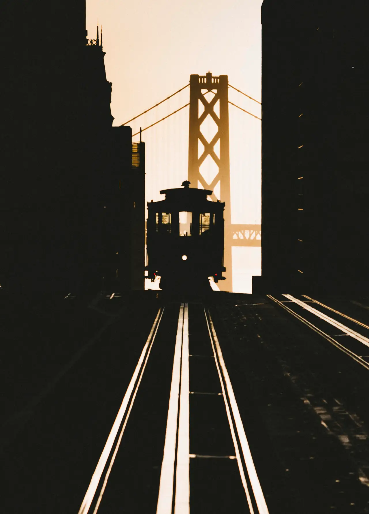 Fine-art photograph, “California Street Into the Light, Midnight Current - IMG_8607-2.JPG,” from the California - SF - City collection.