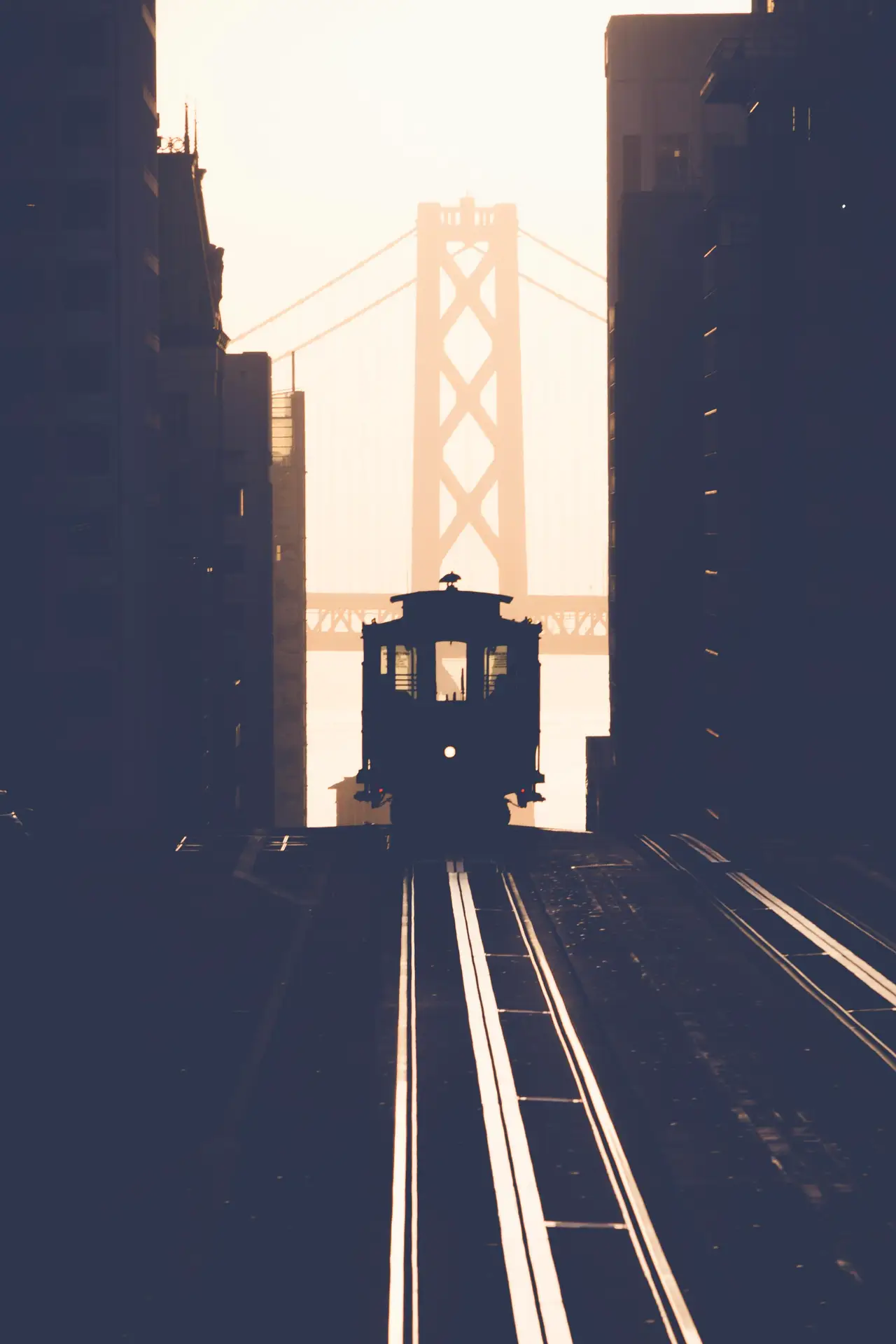 Fine-art photograph, “California Street Into the Light, Harbor Light - IMG_8610.JPG,” from the California - SF - City collection.