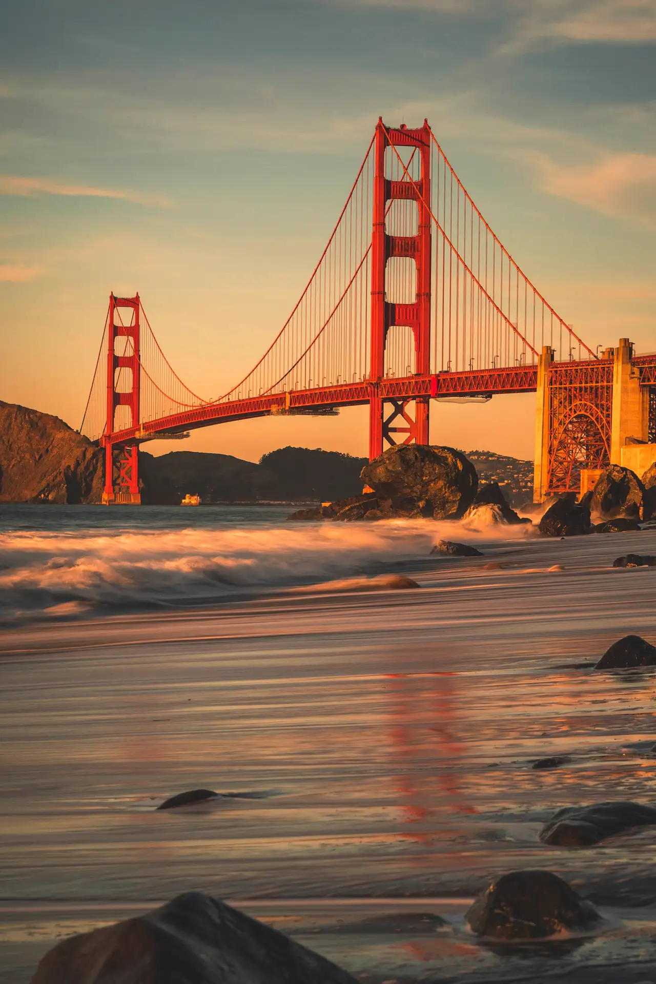 Fine-art photograph, “The Gate from Marshall’s Beach - 5DM46050.JPG,” from the California - SF - Golden Gate collection.
