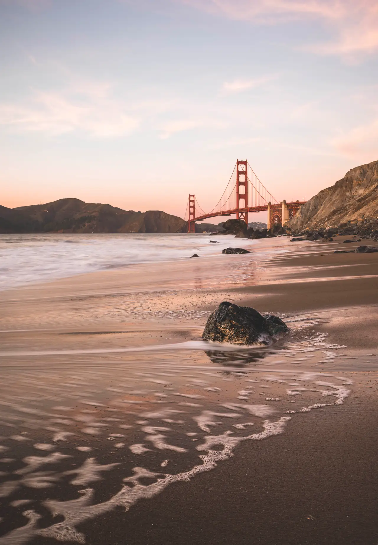 Fine-art photograph, “Evening at Marshall’s Beach - 5DM46132.JPG,” from the California - SF - Golden Gate collection.