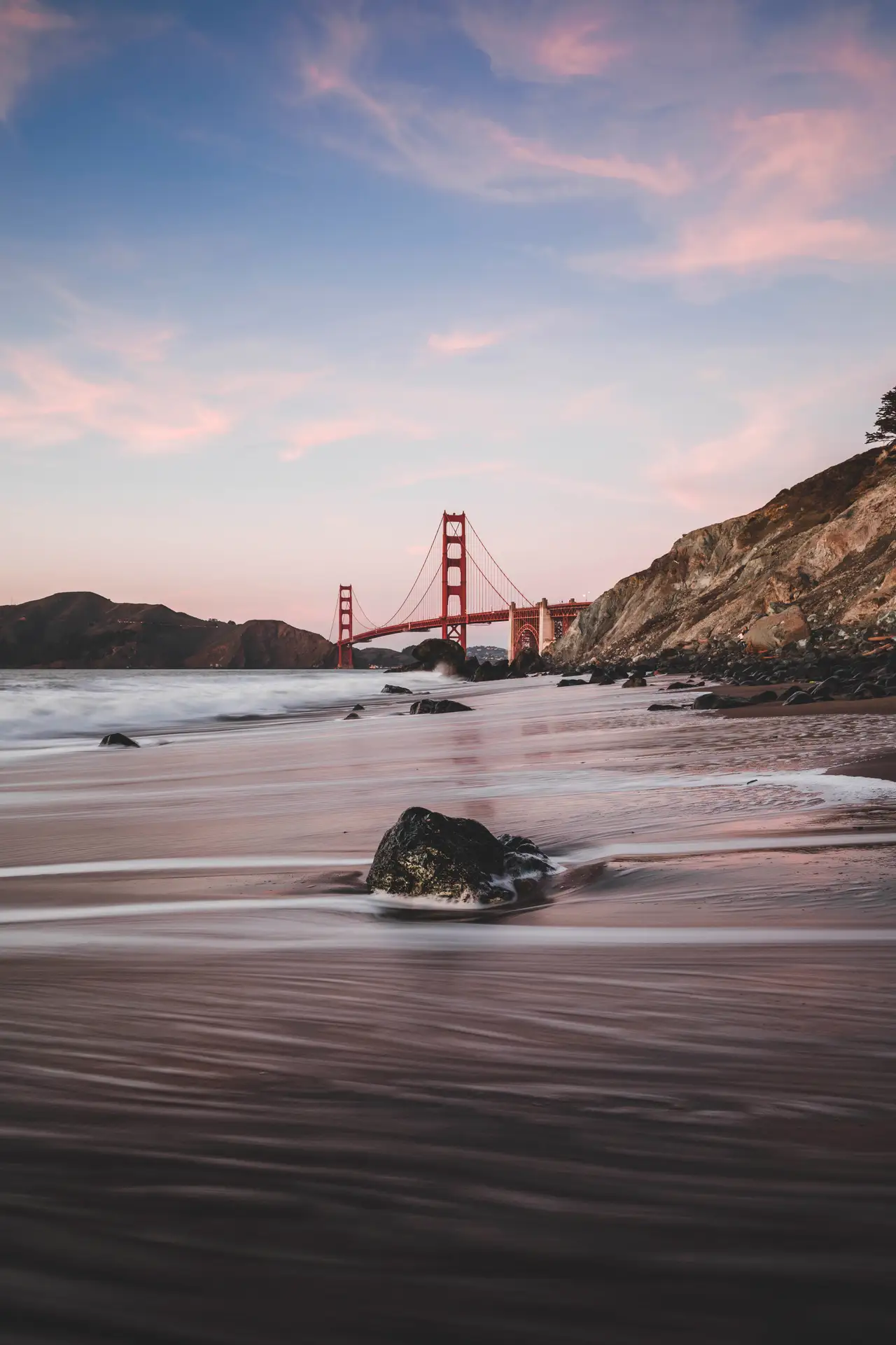 Fine-art photograph, “The Gate Over the Beach - 5DM46137.JPG,” from the California - SF - Golden Gate collection.