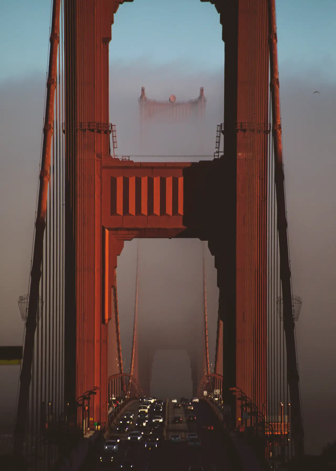 Fine-art photograph, “The Bay at Daybreak - 5DM47961.JPG,” from the California - SF - Golden Gate collection.