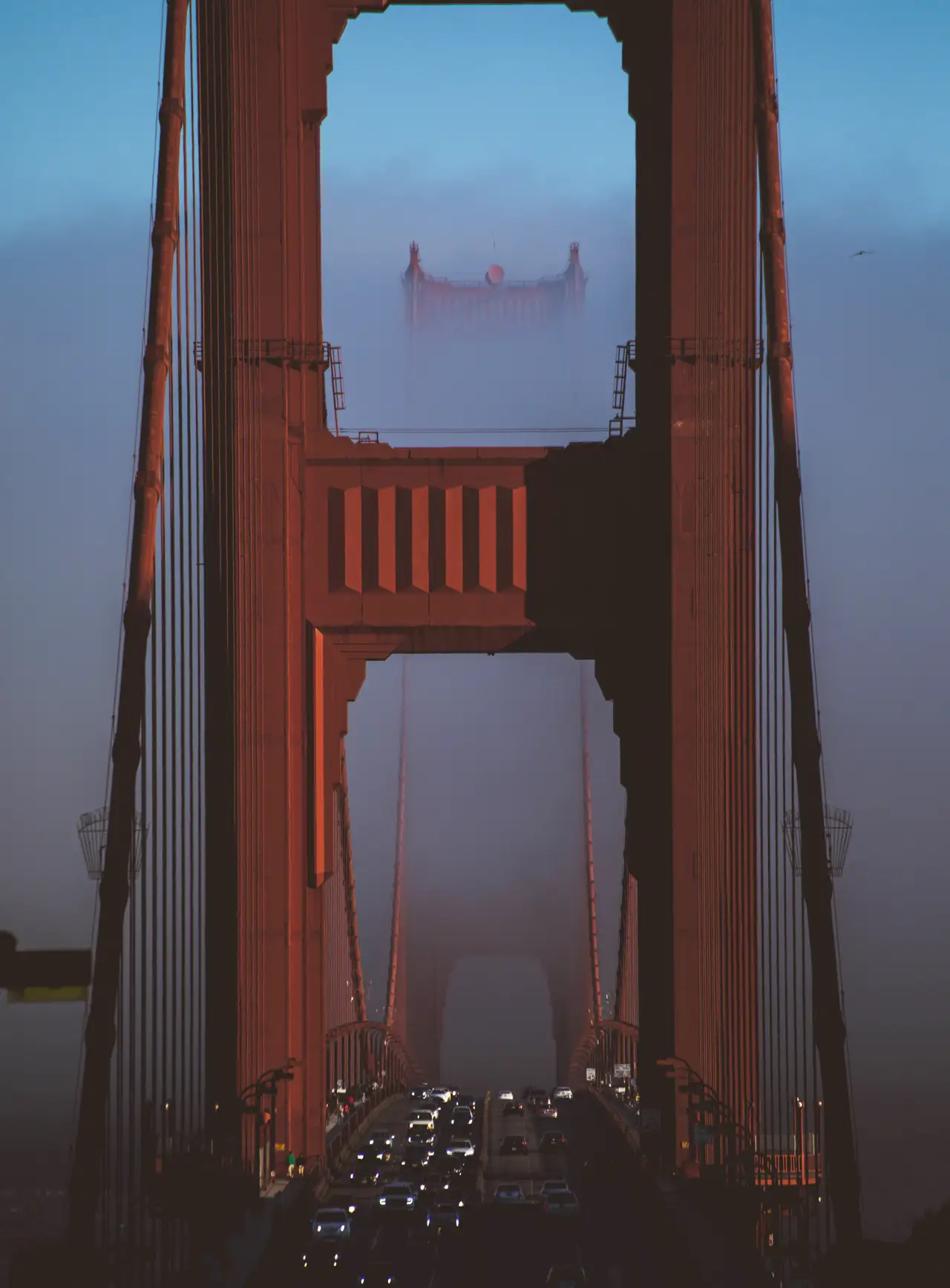 Fine-art photograph, “Quiet Before the Commute - 5DM47962.JPG,” from the California - SF - Golden Gate collection.