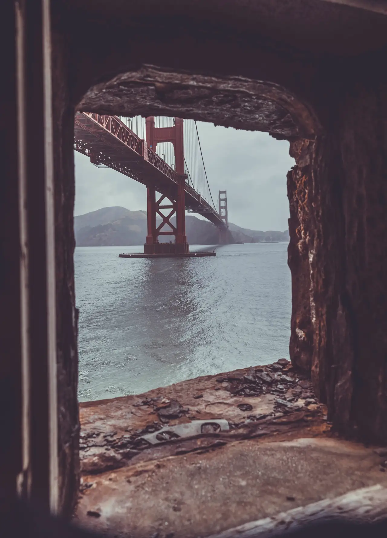 Fine-art photograph, “Beyond the Red Span - 5DM48743.JPG,” from the California - SF - Golden Gate collection.