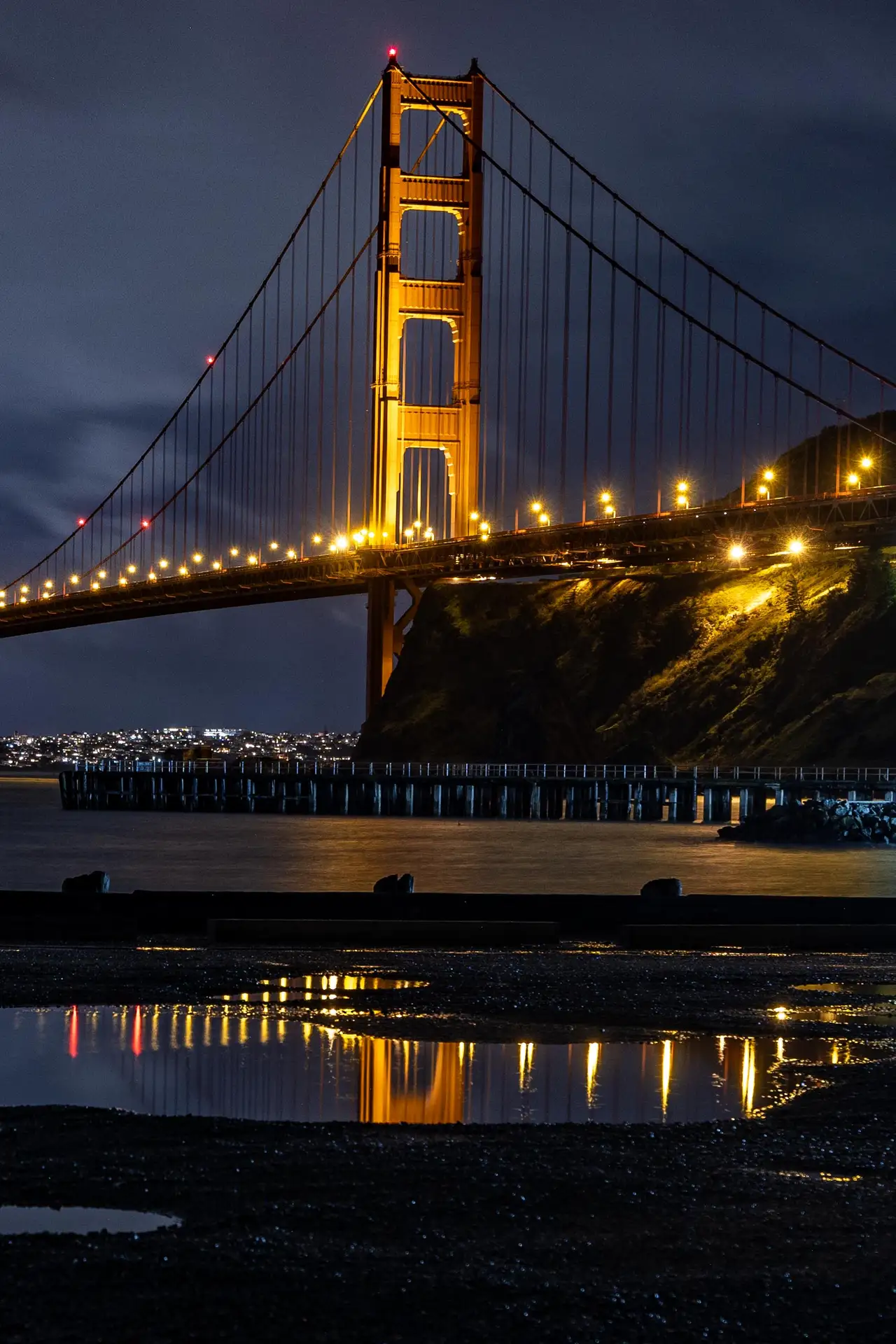 Fine-art photograph, “Golden Gate at the Day’s End - _FIV5319.JPG,” from the California - SF - Golden Gate collection.