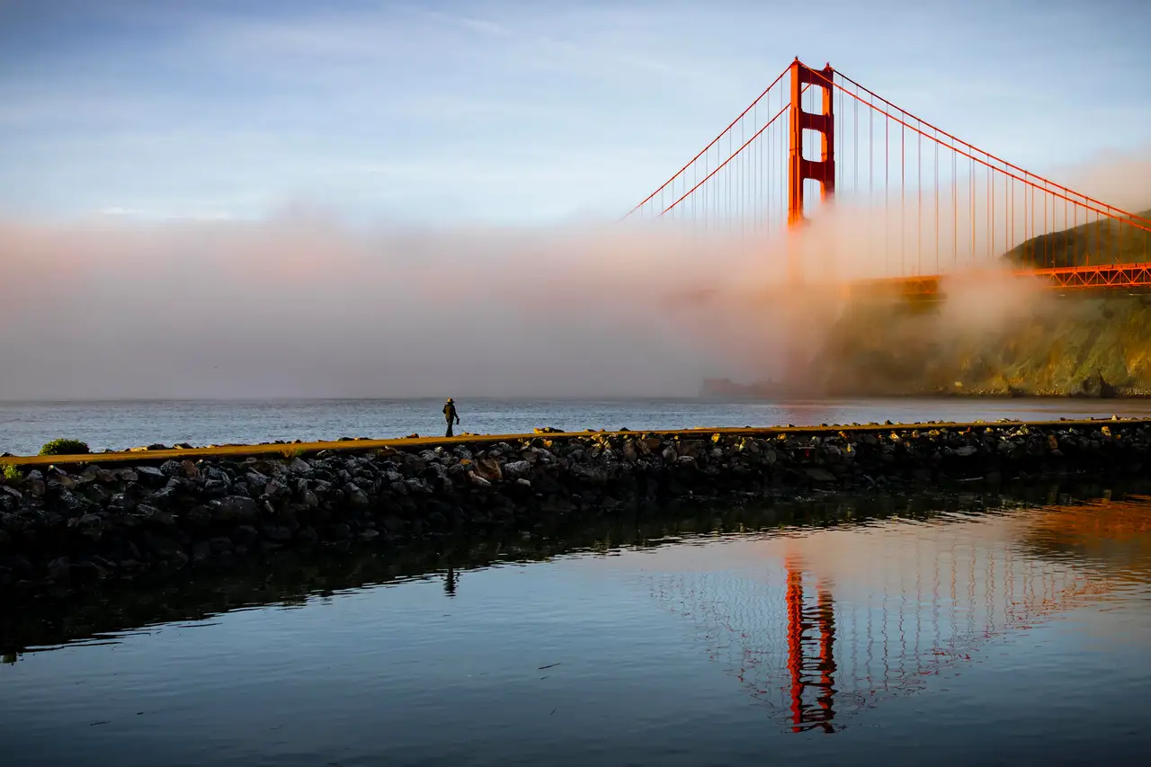 Fine-art photograph, “The Gate in Evening Color - IMG_2015-2.JPG,” from the California - SF - Golden Gate collection.