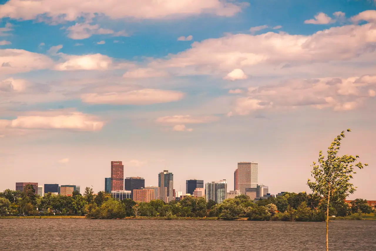 Fine-art photograph, “Denver Lights Coming On - IMG_6456.JPG,” from the Colorado - Denver collection.