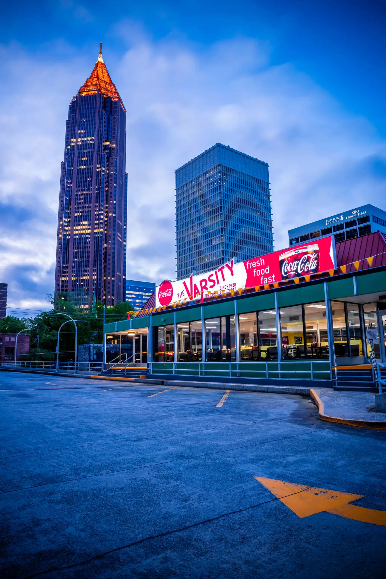 Fine-art photograph, “The Varsity and Midtown Atlanta - RFIV7258.JPG,” from the Georgia - ATL collection.