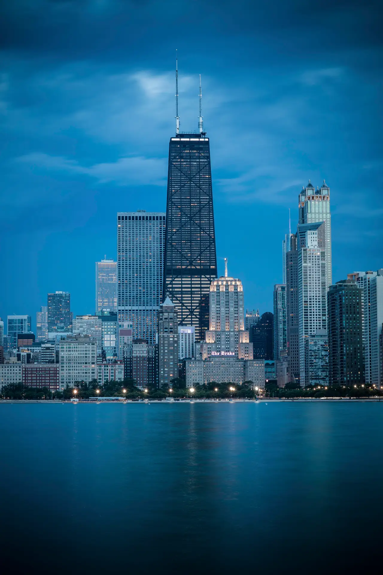 Fine-art photograph, “Chicago River, City Reflections - 5DM48034-2.JPG,” from the Illinois - Chicago collection.