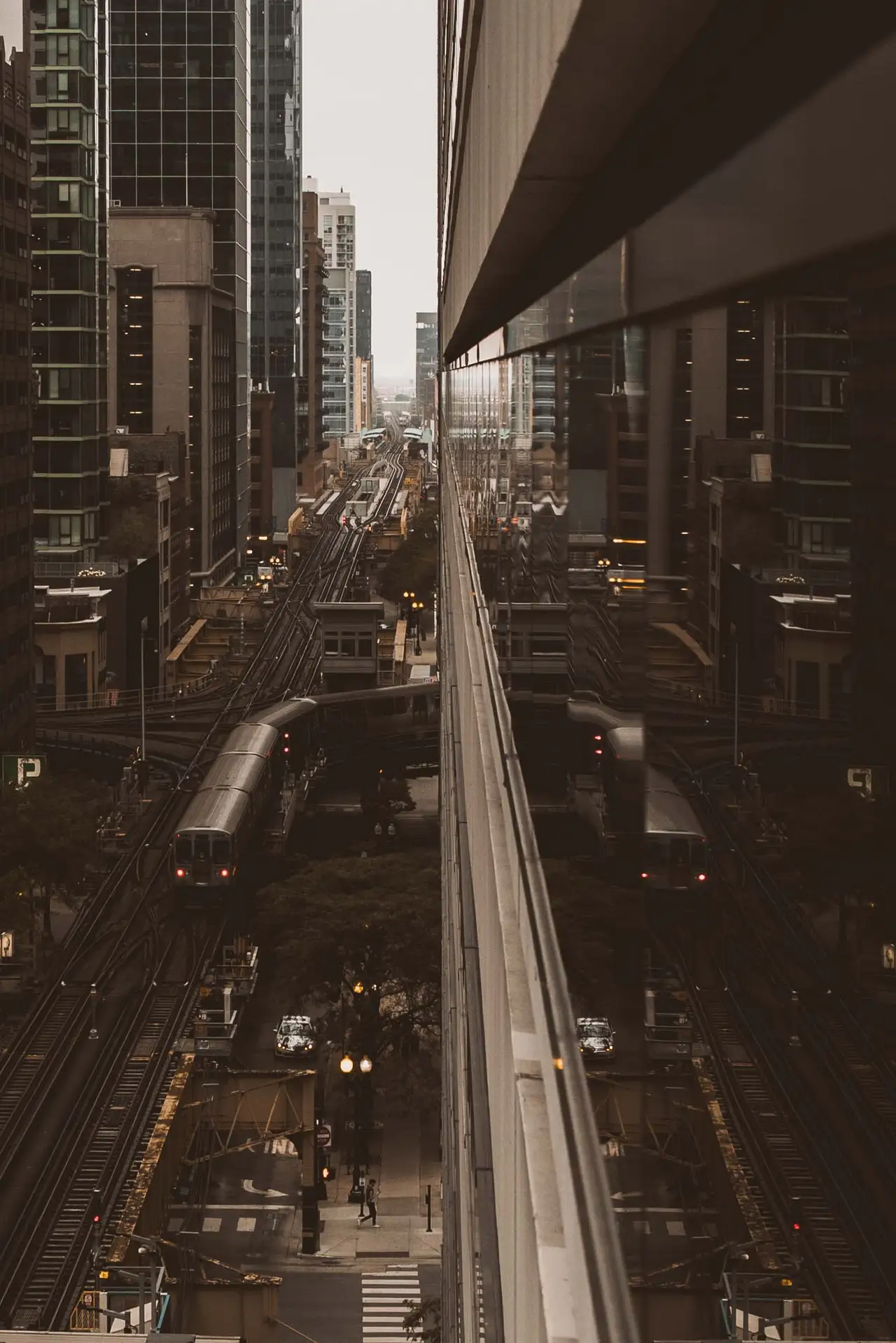 Fine-art photograph, “Chicago at Dusk - 5M2A6612.jpg,” from the Illinois - Chicago collection.