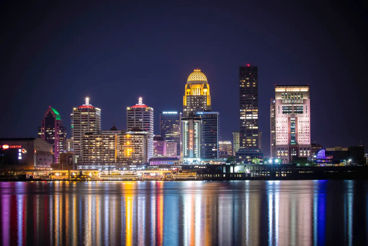 Fine-art photograph, “Louisville on the River - RFIV7867.JPG,” from the Kentucky collection.