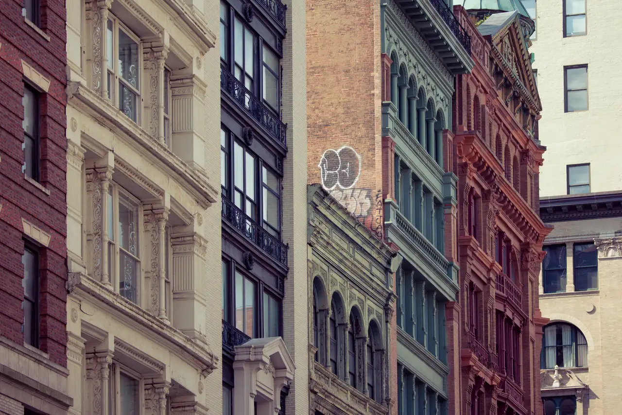 Fine-art photograph, “Manhattan Cast-Iron Building Details - _FIV4413.JPG,” from the New York City collection.