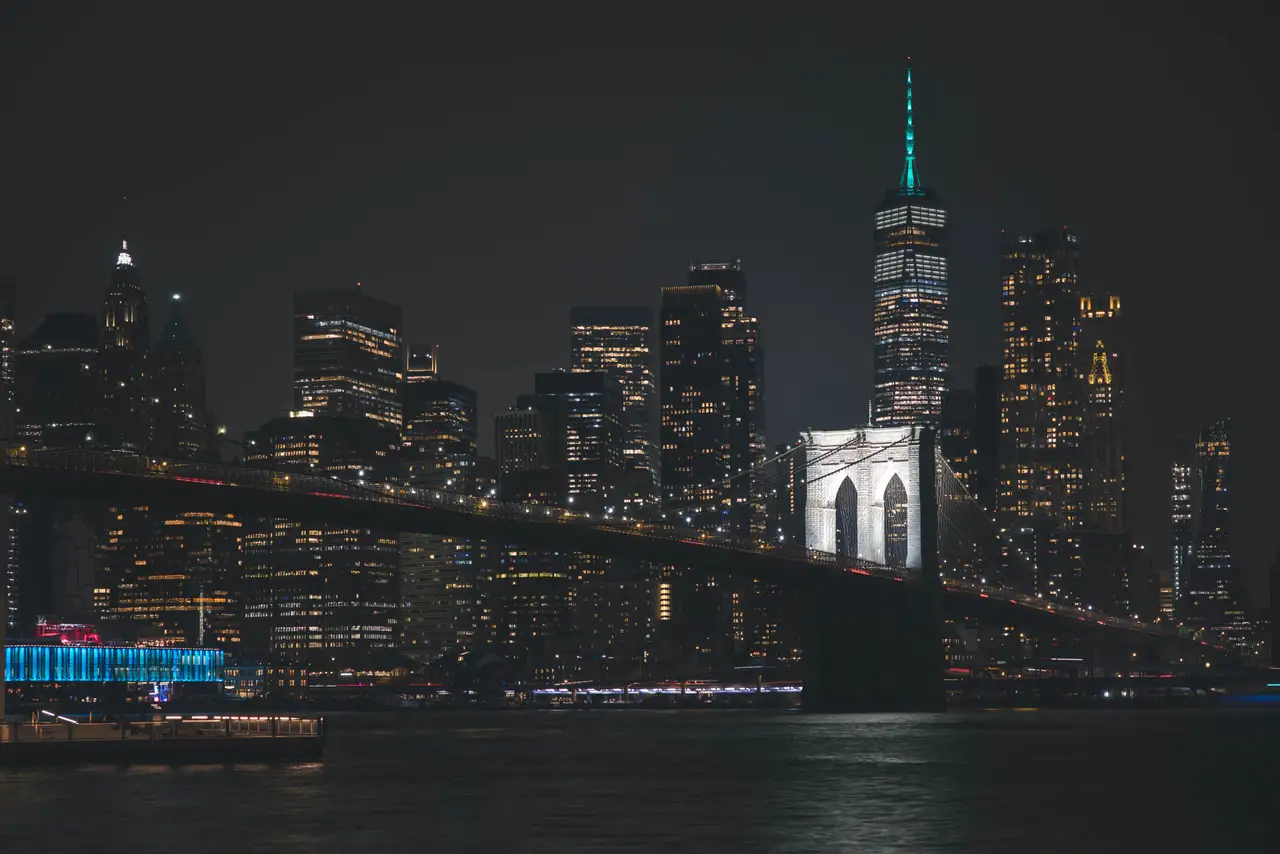 Fine-art photograph, “Brooklyn Bridge and Lower Manhattan Skyline - _FIV4495.JPG,” from the New York City collection.