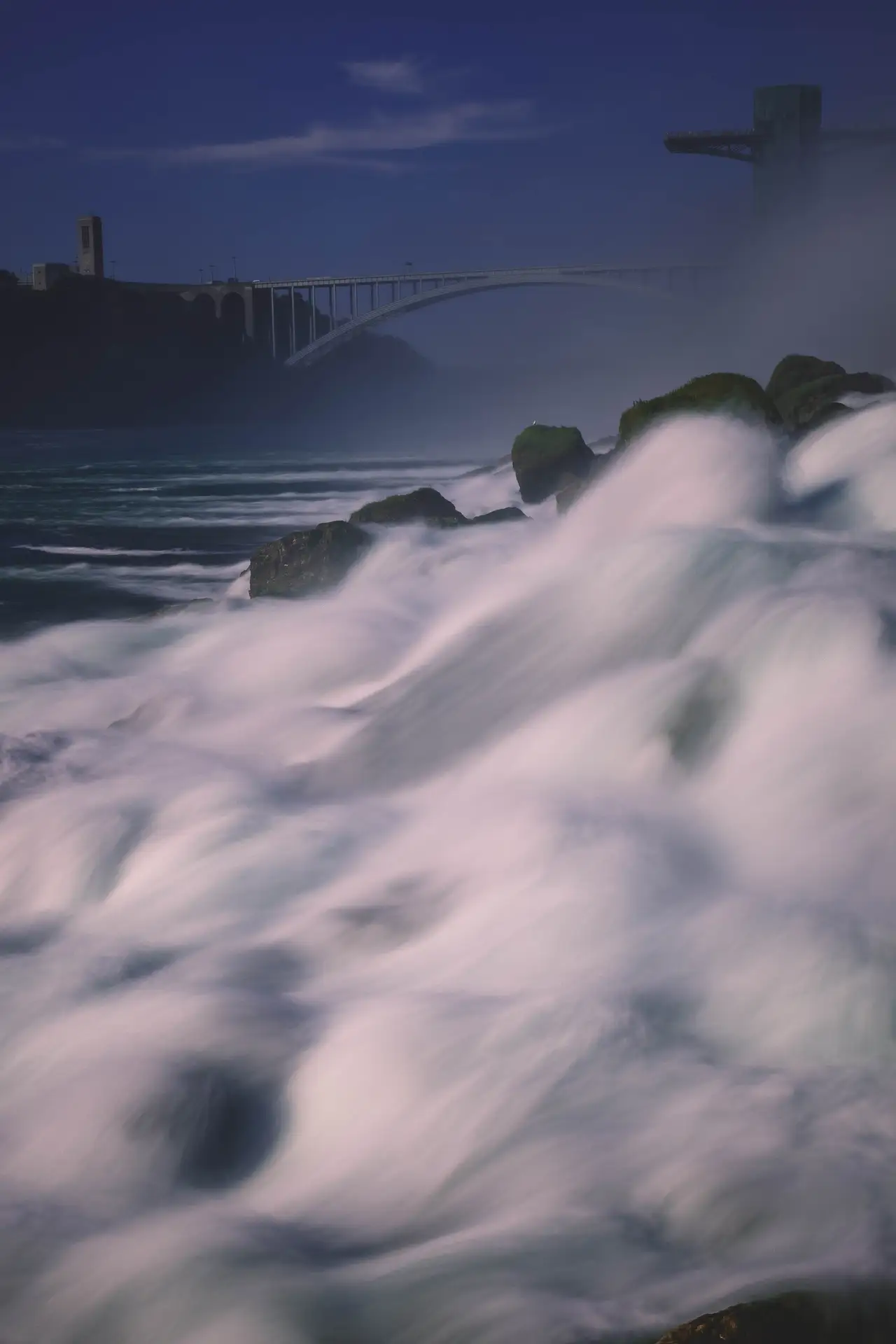 Fine-art photograph, “Niagara River Rapids in Long Exposure - _FIV5433.JPG,” from the New York State collection.