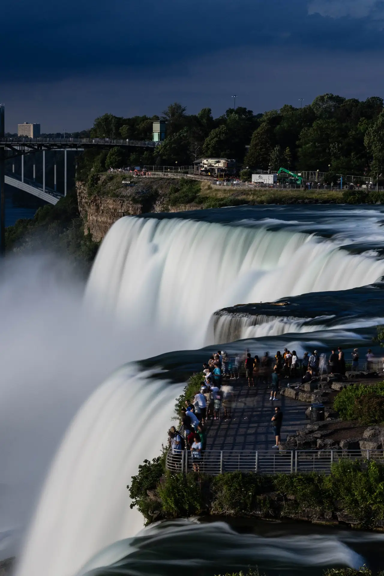 Fine-art photograph, “Niagara Falls Visitors at the Overlook - _FIV5583.JPG,” from the New York State collection.