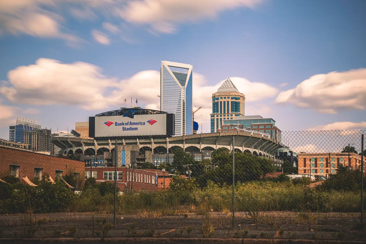 Fine-art photograph, “Charlotte Skyline in Daylight - 5DM45712.JPG,” from the North Carolina - Charlotte collection.