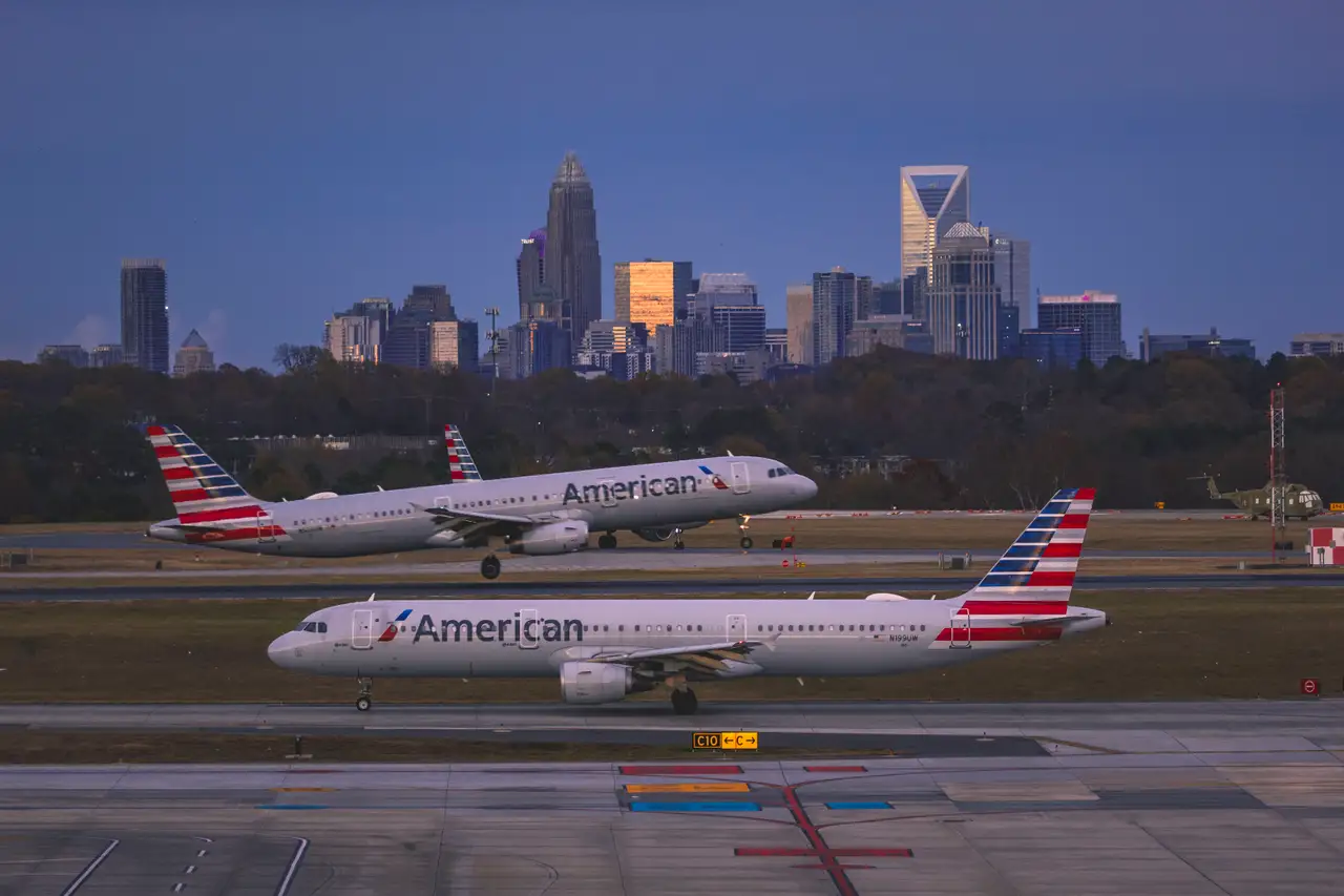 Fine-art photograph, “Charlotte Douglas Airport, Evening Momentum - _FIV6237.JPG,” from the North Carolina - Charlotte collection.