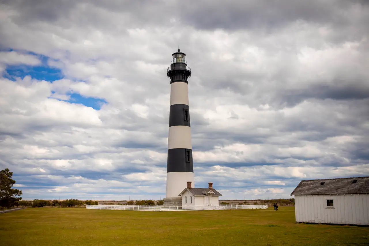 Fine-art photograph, “Cape Hatteras Lighthouse, Open Weather - RFIV4699.JPG,” from the North Carolina collection.