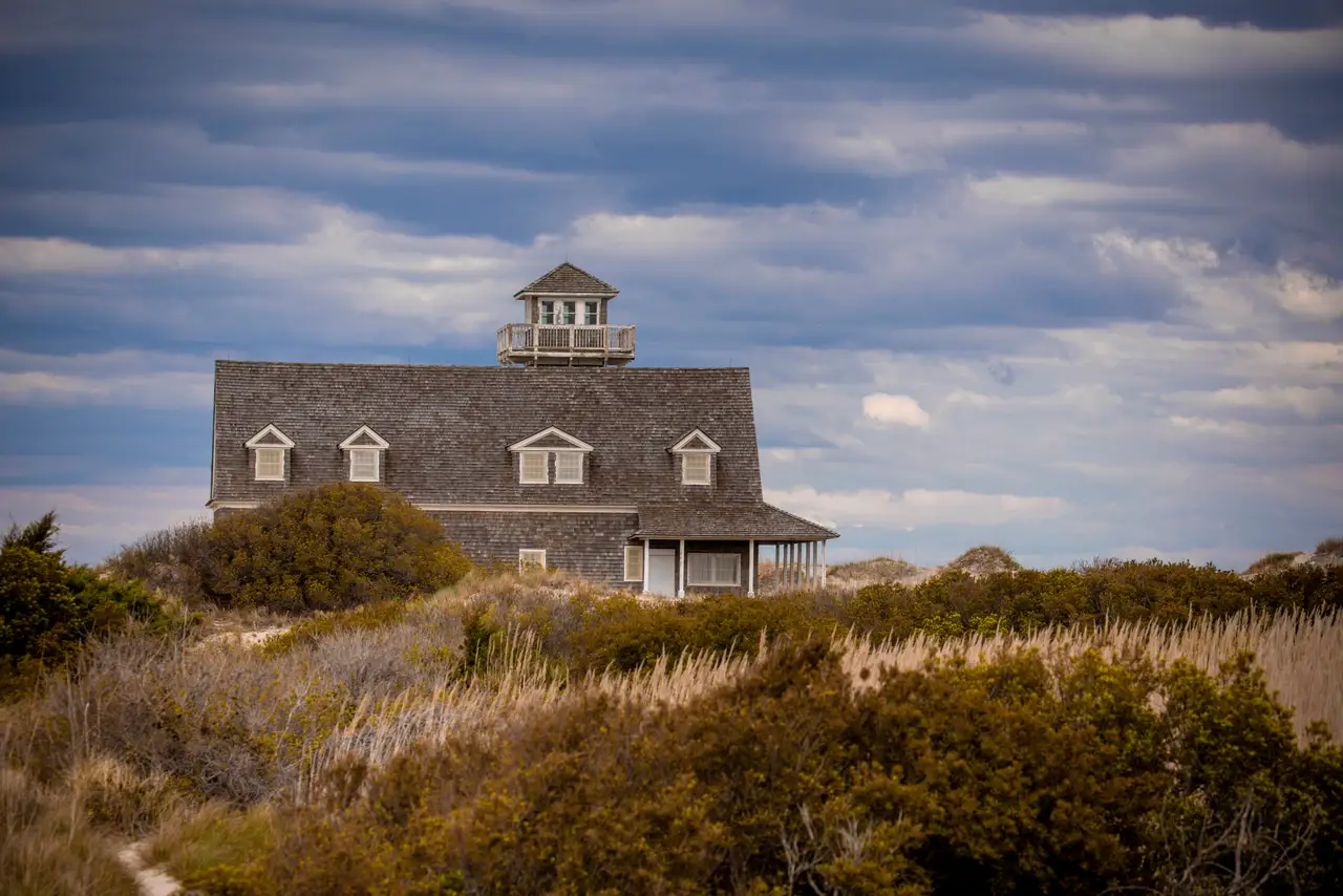 Fine-art photograph, “Outer Banks Cottage, Between Storms - RFIV4718.JPG,” from the North Carolina collection.
