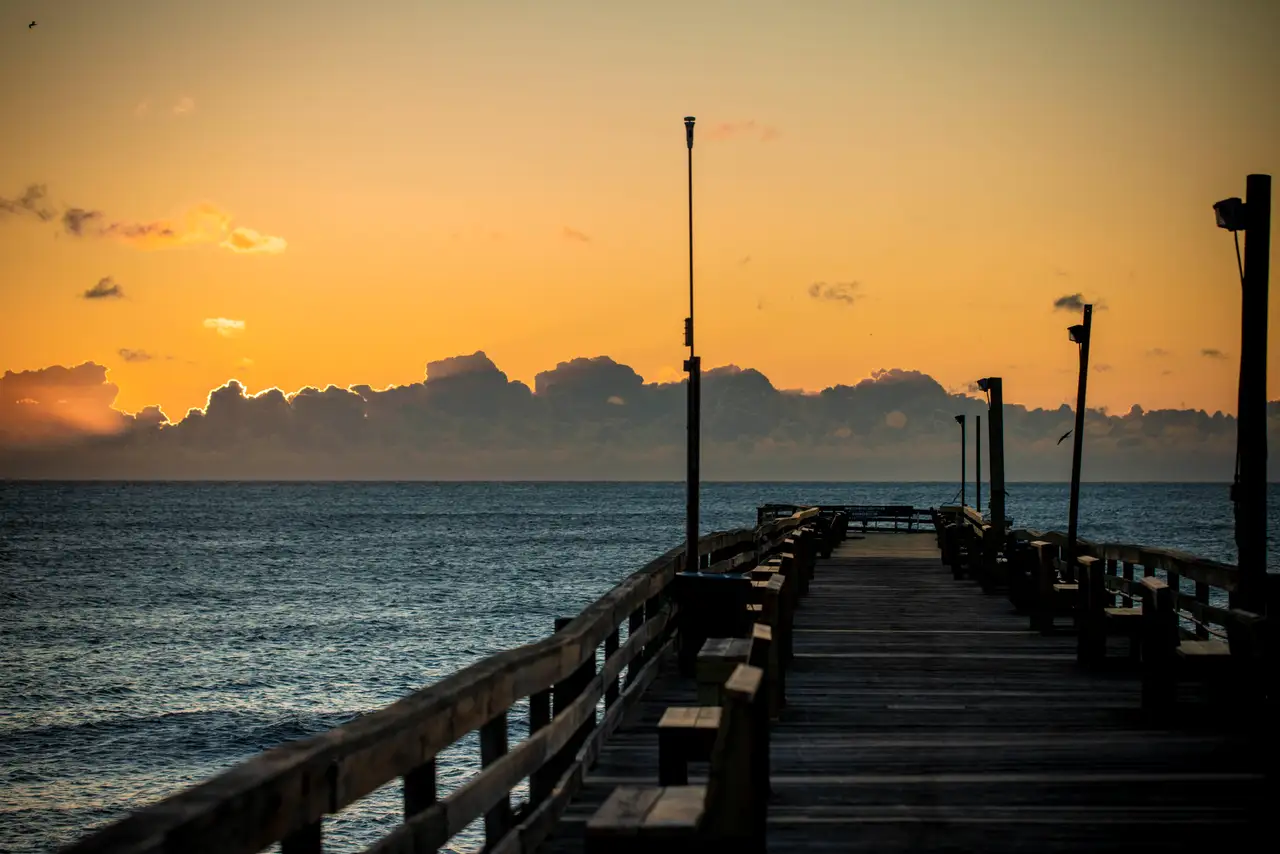 Fine-art photograph, “Outer Banks Sunrise, Clear Break - RFIV6238.JPG,” from the North Carolina collection.