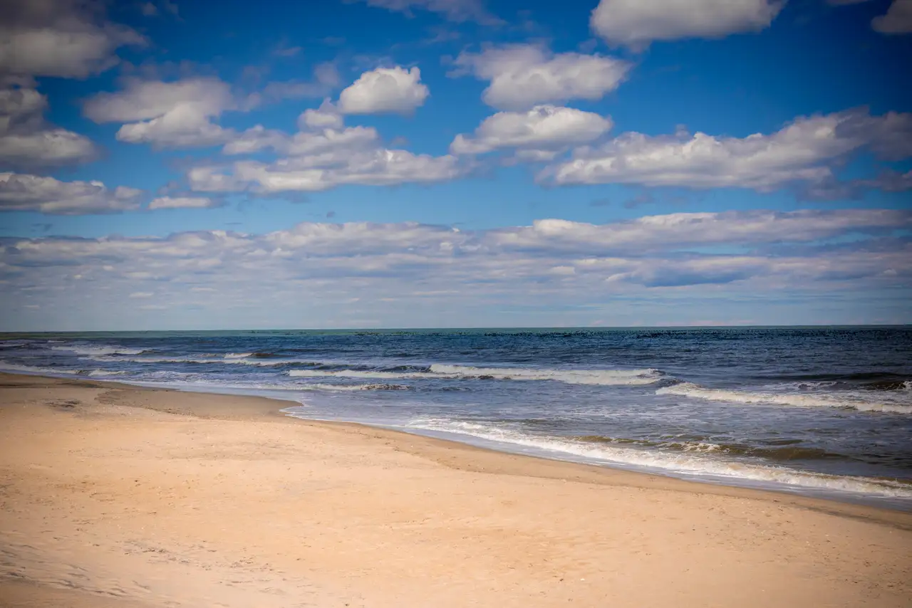 Fine-art photograph, “Outer Banks Beach, Last Warmth - RFIV7154.JPG,” from the North Carolina collection.