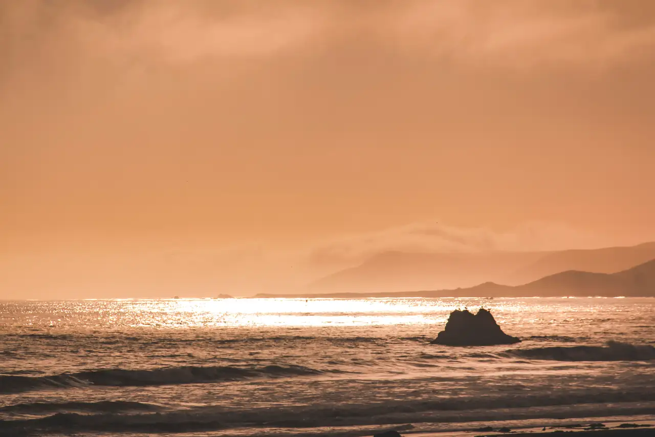 Fine-art photograph, “Oregon Coast Sea Stack at Sunset - IMG_4466.JPG,” from the Oregon collection.