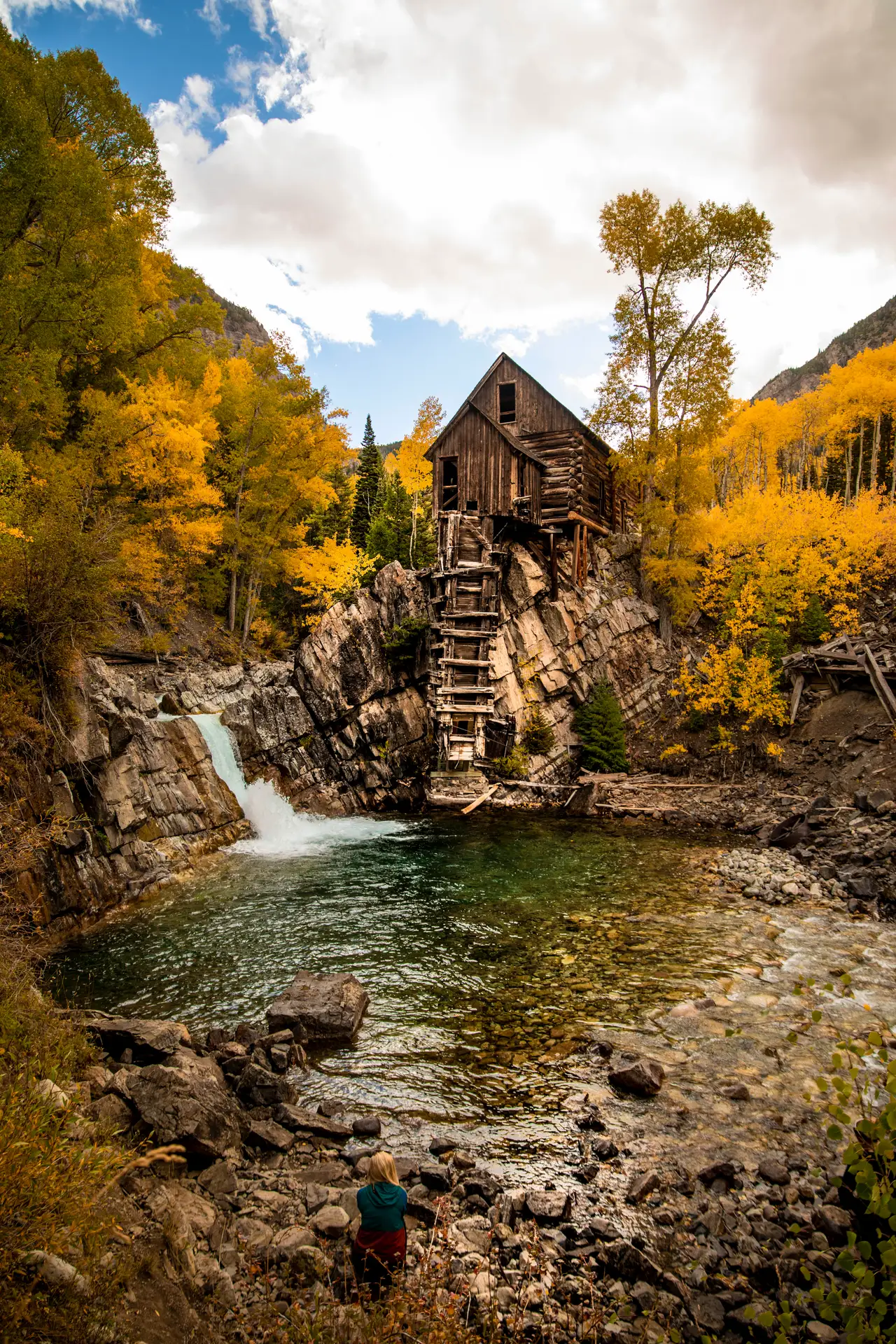 Fine-art photograph, “Crystal Mill in the San Juan Mountains - 5DM45066,” from the Random - Nature collection.