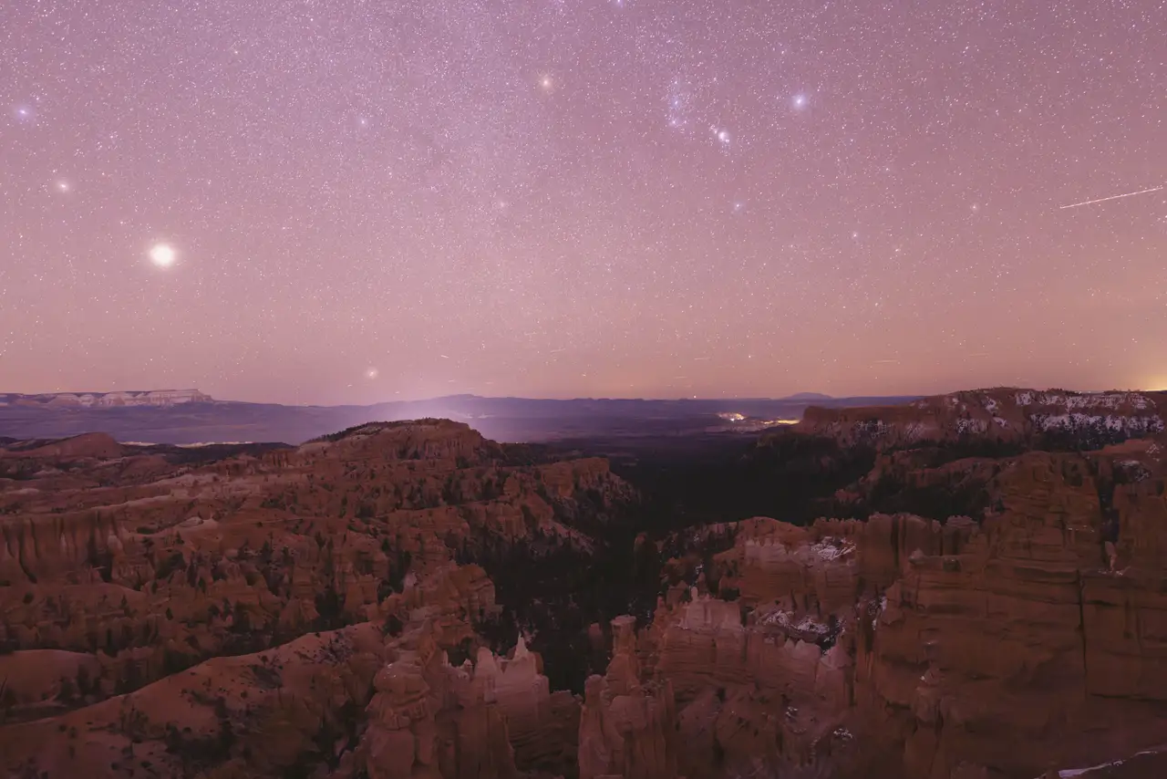 Fine-art photograph, “Bryce Canyon Hoodoos Under Stars - 5M2A6235,” from the Utah collection.