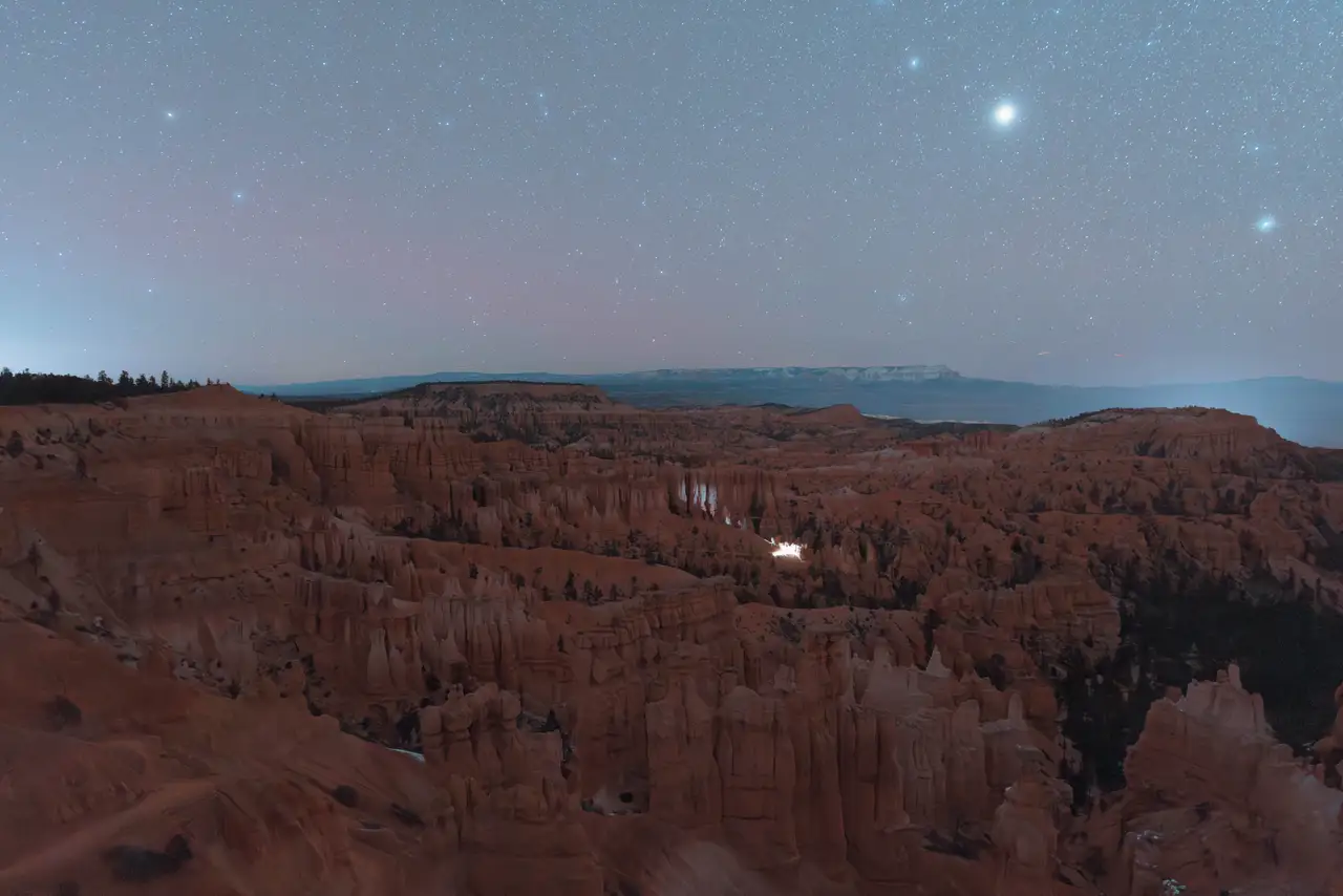 Fine-art photograph, “Bryce Canyon Under Moonlight, Coastal Stillness - 5M2A6277,” from the Utah collection.