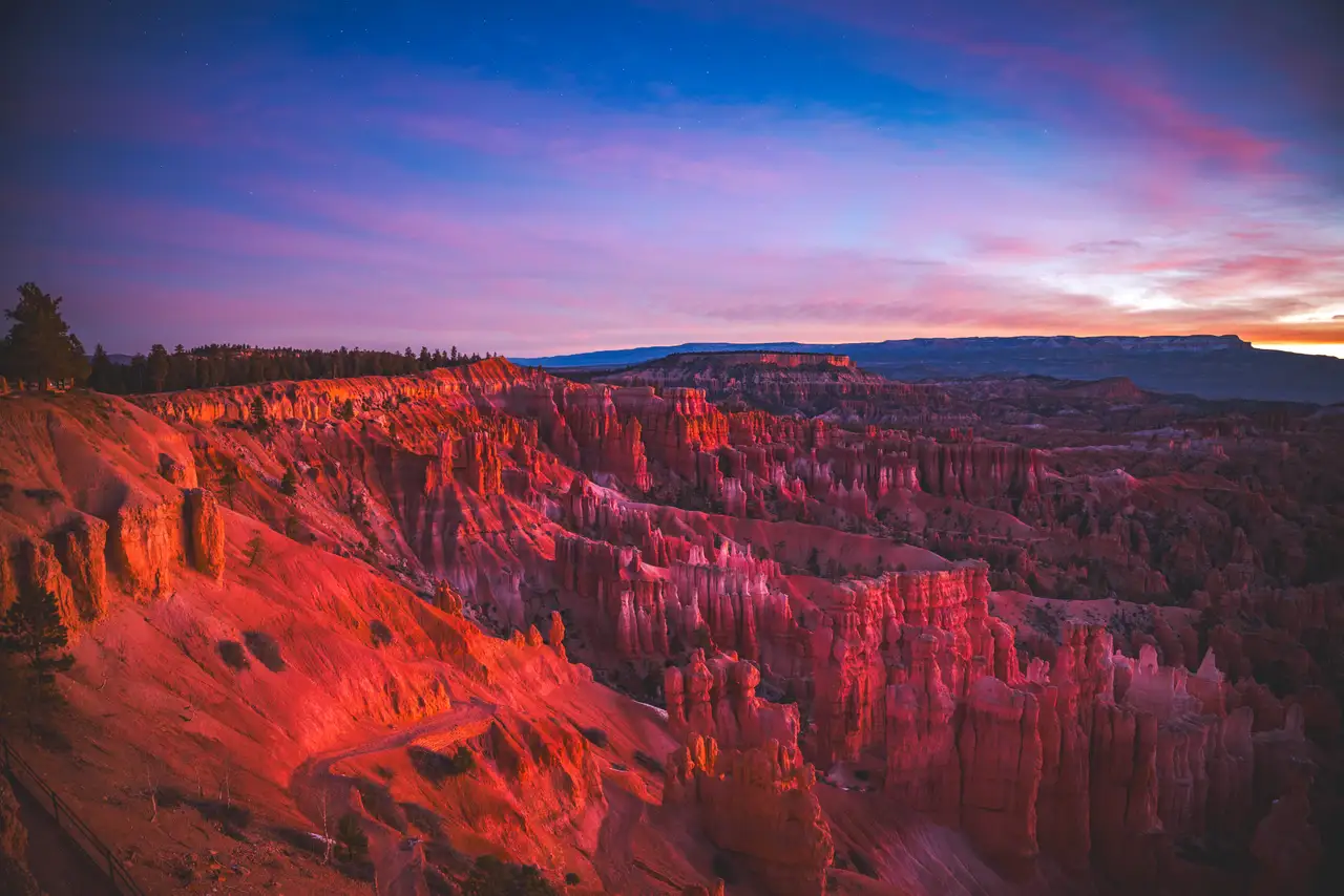 Fine-art photograph, “Bryce Canyon at Purple Sunset - 5M2A6291,” from the Utah collection.