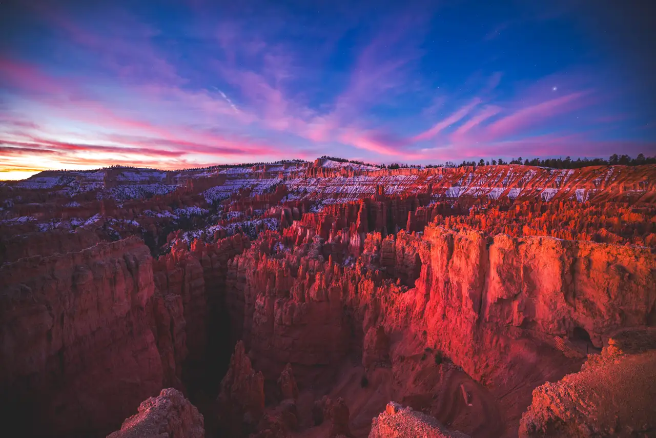 Fine-art photograph, “Bryce Canyon Sunset Panorama - 5M2A6298,” from the Utah collection.