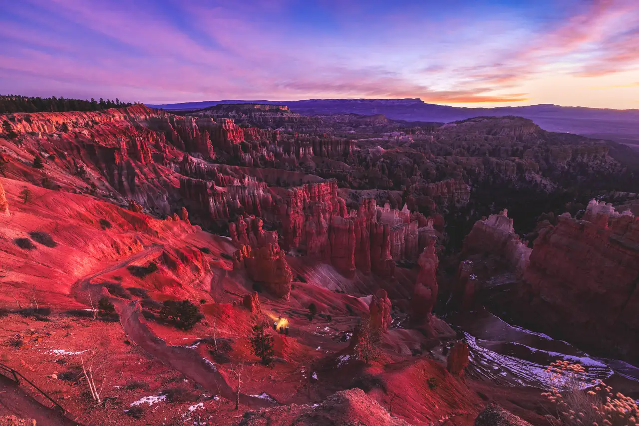 Fine-art photograph, “Bryce Canyon at Dusk - 5M2A6305,” from the Utah collection.