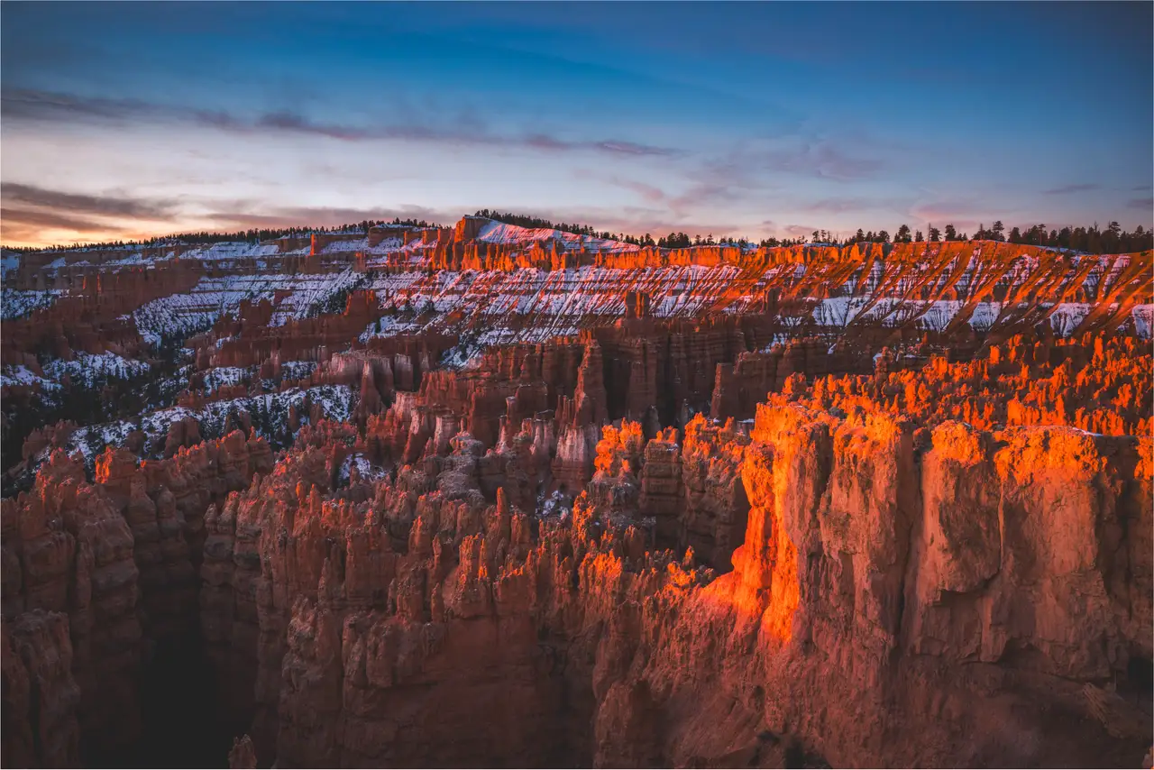 Fine-art photograph, “Bryce Canyon Hoodoos at Blue Hour - 5M2A6375,” from the Utah collection.