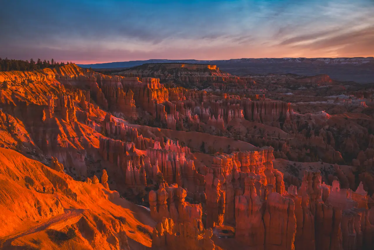 Fine-art photograph, “Bryce Canyon Hoodoos After Sunset - 5M2A6383,” from the Utah collection.