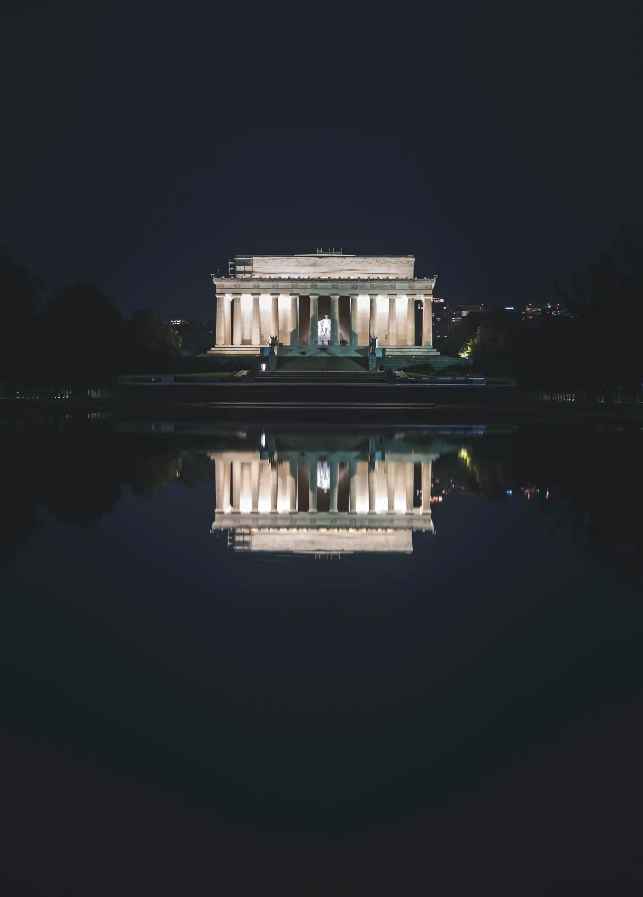 Fine-art photograph, “Lincoln Memorial Reflections - 5DM40291,” from the Washington D.C. collection.
