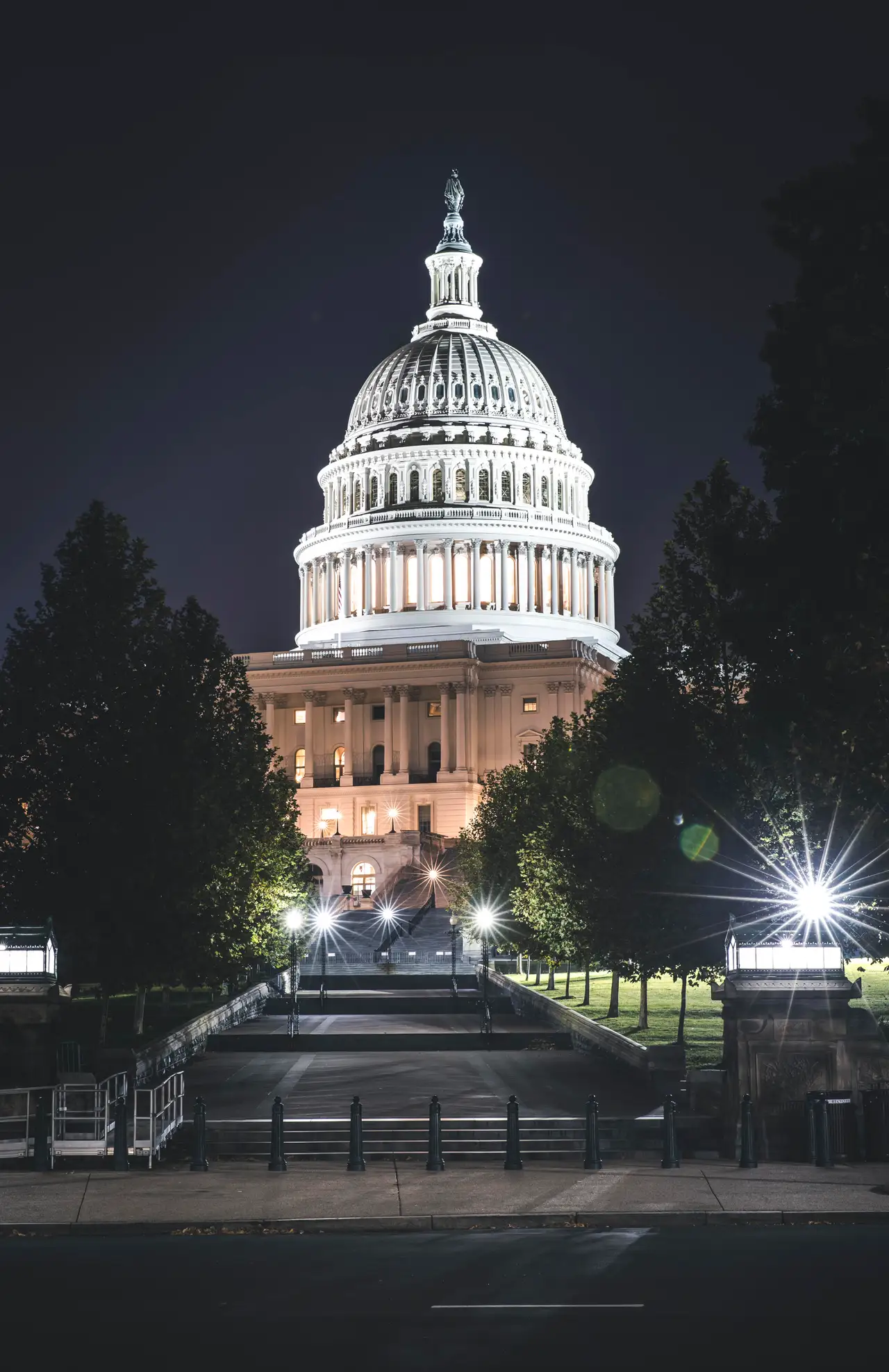 Fine-art photograph, “U.S. Capitol Dome from the Steps - 5DM40391,” from the Washington D.C. collection.