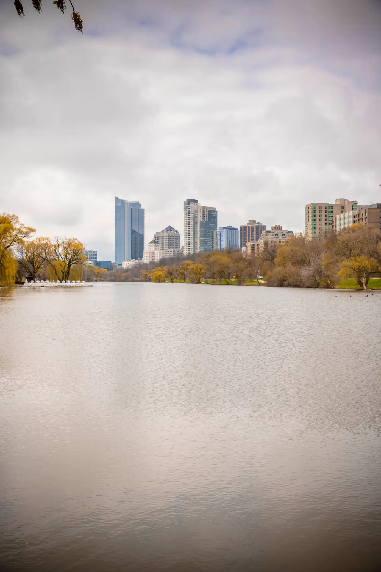 Fine-art photograph, “Milwaukee Skyline Beyond the River - Milwaukee RFIV8361,” from the Wisconsin collection.