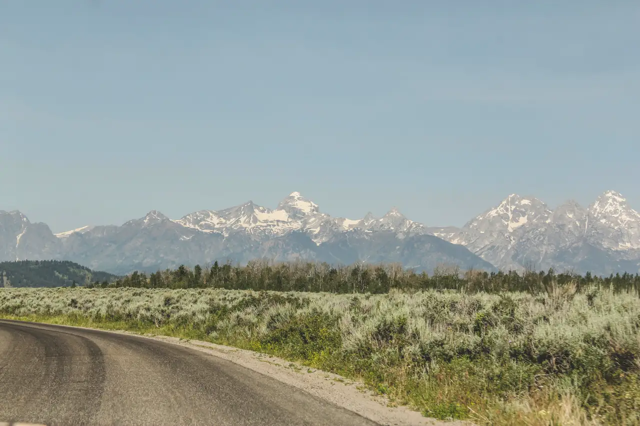 Fine-art photograph, “Teton Range Across the Plain - IMG 1825,” from the Wyoming collection.